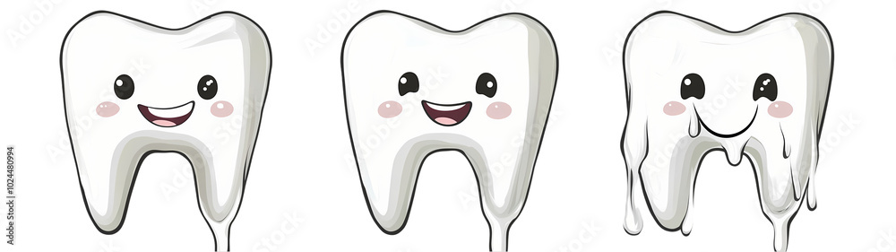 Cartoon Tooth Icon Vector Illustration High Quality Cartoon Tooth Icon Vector Illustration High Quality