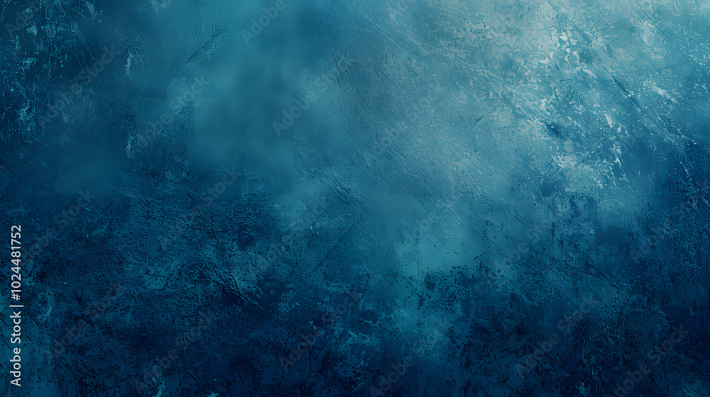 Obraz premium blue gradient background grainy noise texture effect smooth blurred landing page backdrop website header design