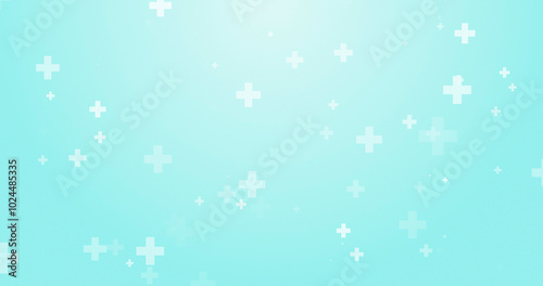 Medical abstract background with cross shape. Concepts of healthcare, innovative medicine..