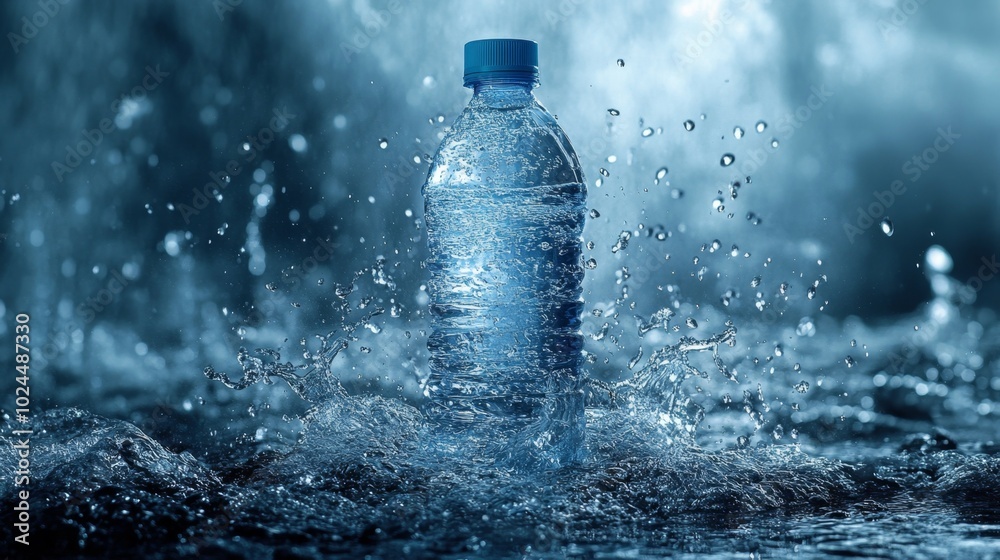 Water Splash Bottle. Water Splash Bottle.