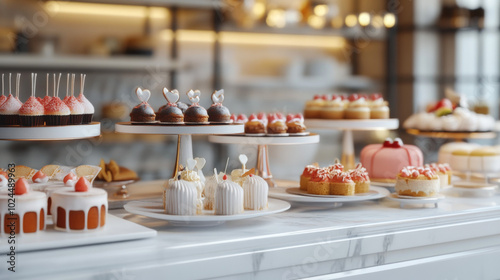 Indulge in a Sweet Haven: A Stunning Display of Exquisite Pastries and Desserts Perfect for Any Celebration or Treat!