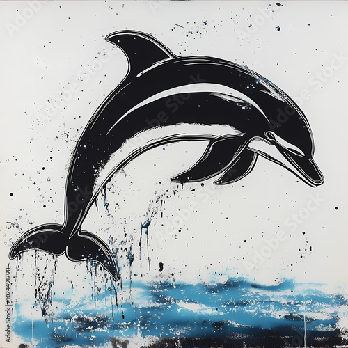 dolphin jumping out of water