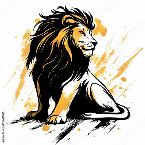 illustration of a lion