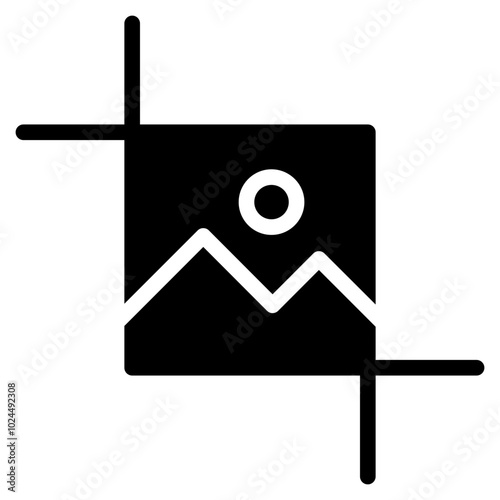 crop image icon