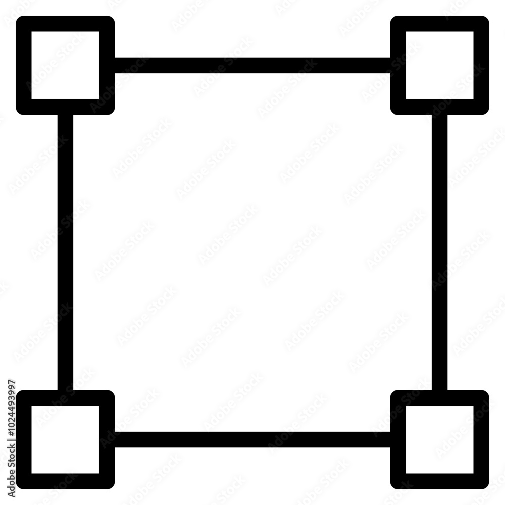 Fototapeta premium bounding box icon