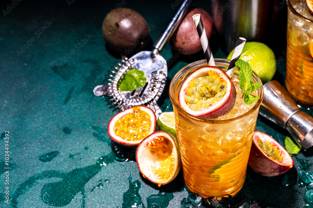 Fototapeta premium Passion fruit lemonade