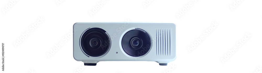 Black LCD Projector isolated Black LCD Projector isolated