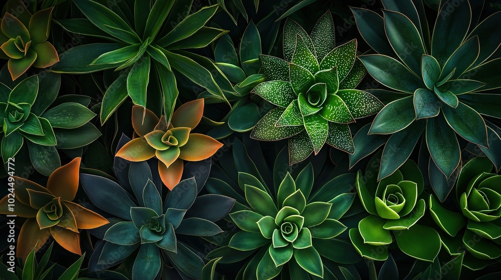 Vibrant Succulent Plant Arrangement