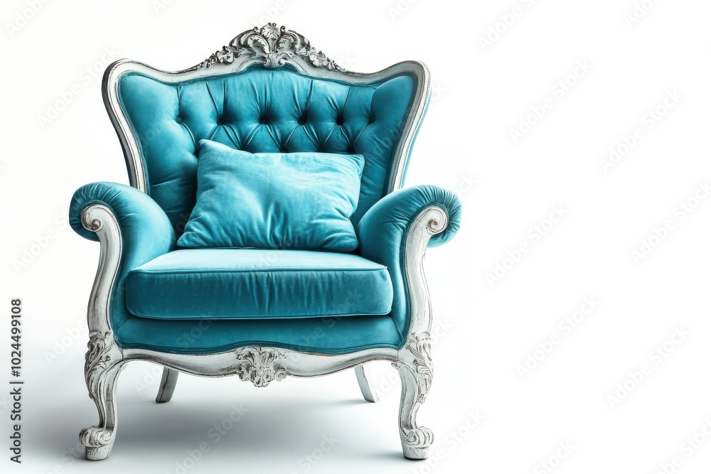 Classic armchair isolated on white background Classic armchair isolated on white background