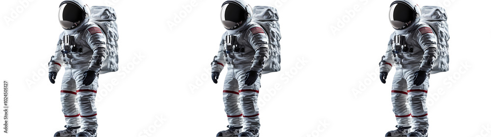 Astronaut sitting on the moon isolated on transparent Astronaut sitting on the moon isolated on transparent