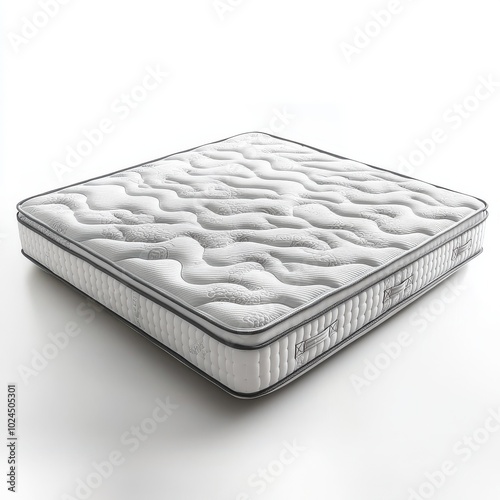 Mattress isolated on white background