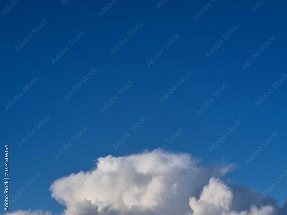 White clouds in summer sky background White clouds in summer sky background