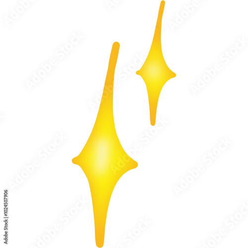 Yellow sparkle.