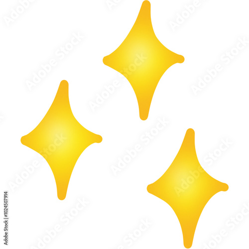 Yellow sparkle.