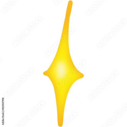 Yellow sparkle.