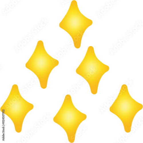 Yellow sparkle.
