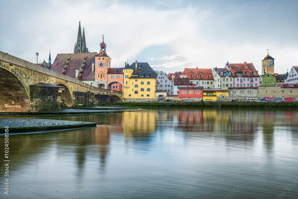 Naklejka premium Regensburger Brücke 
