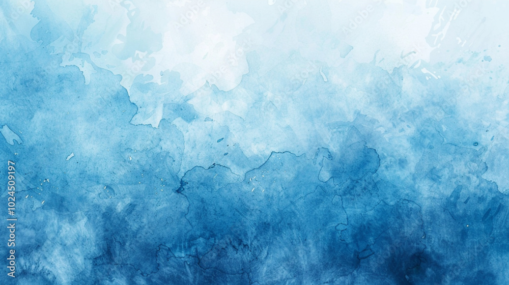 light blue rectangular watercolor background. Festive day concept banner. For text and greeting card light blue rectangular watercolor background. Festive day concept banner. For text and greeting card