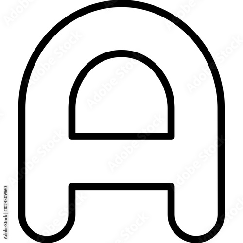 Capital A Icon