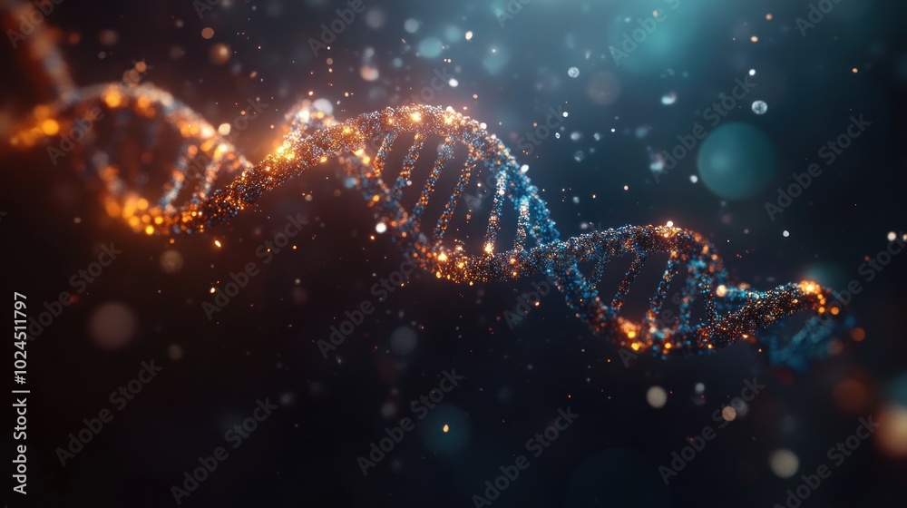A vibrant representation of a DNA double helix, symbolizing life and genetic science. A vibrant representation of a DNA double helix, symbolizing life and genetic science.