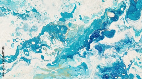 One-color abstract water flow background featuring liquid shapes in motion, creating a fluid and calming design ideal for modern backdrops.