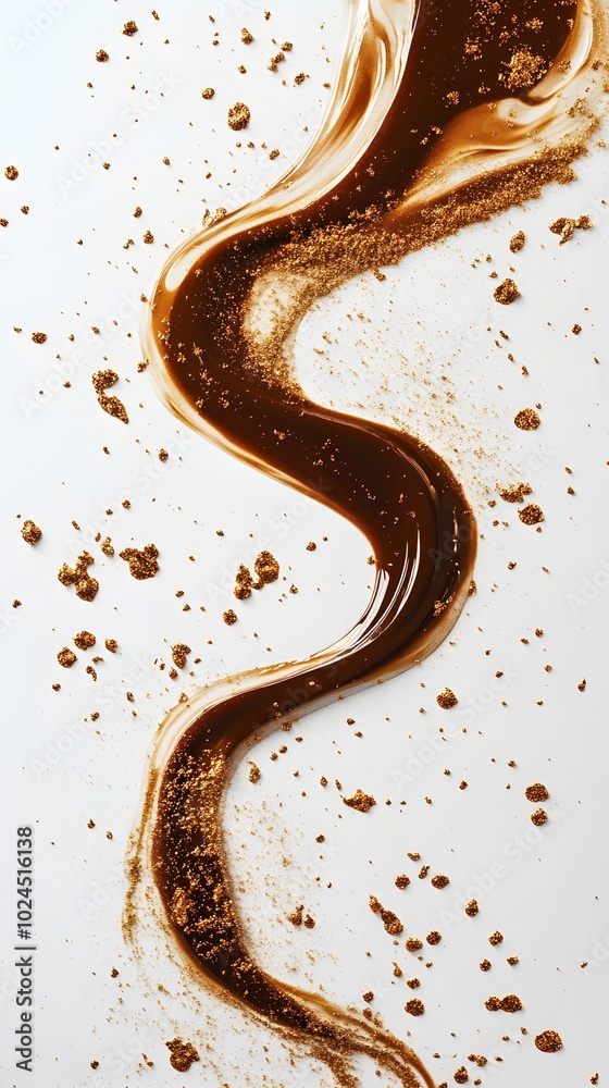 Splash of coffee close-up photo, chocolate Splash of coffee close-up photo, chocolate