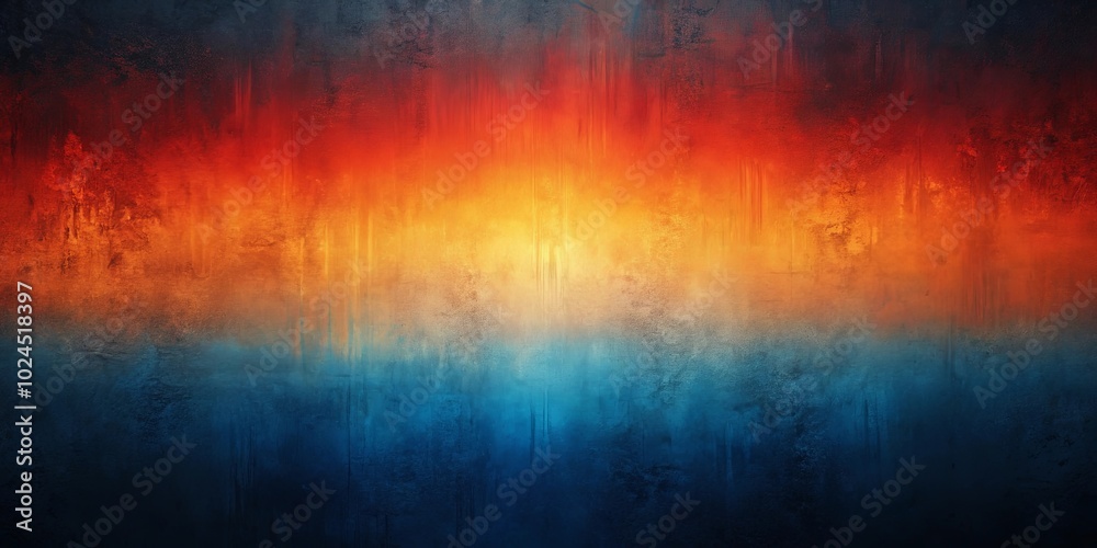 Abstract Textured Gradient of Vivid Hues with Subtle Vertical Strokes
