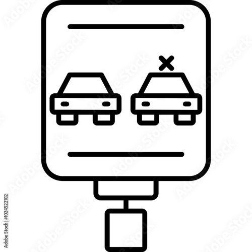 No Overtaking Icon