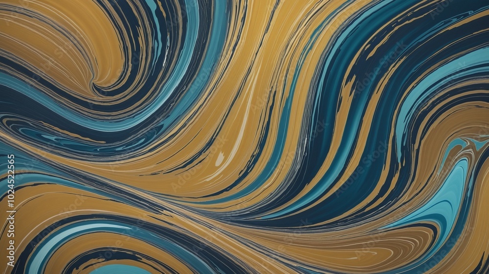 Vibrant Swirling Abstract with MidnightBlue, Cyan, SaddleBrown, Gold, Goldenrod, silver, and Metallic Gold Vibrant Swirling Abstract with MidnightBlue, Cyan, SaddleBrown, Gold, Goldenrod, silver, and Metallic Gold