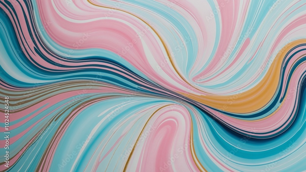 Vibrant Swirling Abstract with LightSteelBlue, Cyan, LightPink, and Gold Vibrant Swirling Abstract with LightSteelBlue, Cyan, LightPink, and Gold