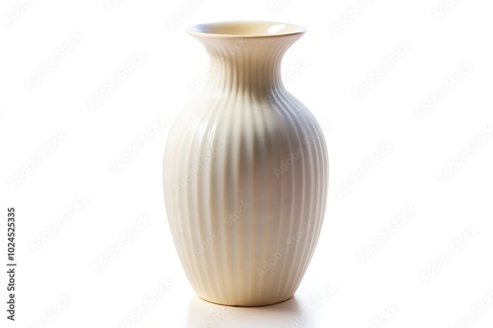Matt white vase for house interior decoration Matt white vase for house interior decoration