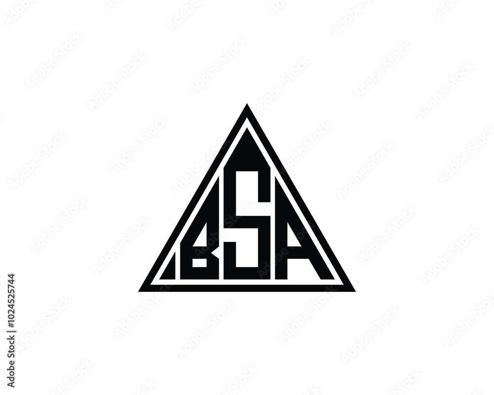 BSA logo design vector template. BSA BSA logo design vector template. BSA