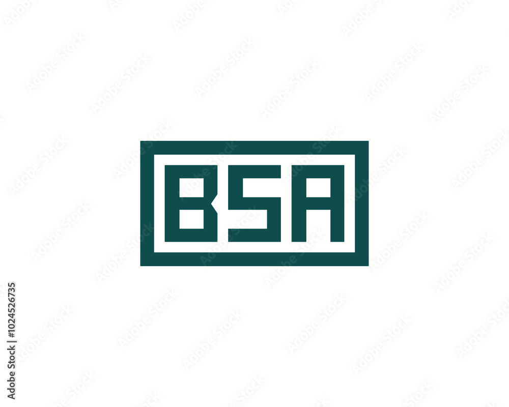 BSA logo design vector template. BSA BSA logo design vector template. BSA