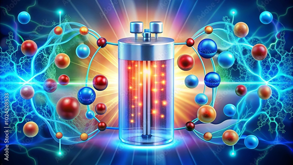 A glowing energy core housed in a metallic casing, surrounded by interconnected spheres pulsating with vibrant colors and intricate patterns. A glowing energy core housed in a metallic casing, surrounded by interconnected spheres pulsating with vibrant colors and intricate patterns.