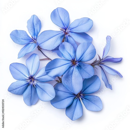 plumbago auriculata flowers as design element