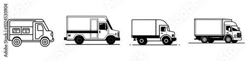 Symbol for fast delivery package modern design illustration template