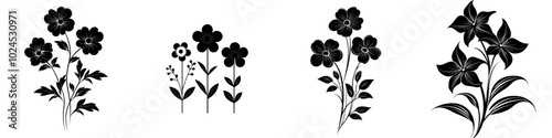 Solid floral fragrance icon in a trendy design