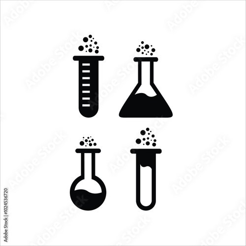 laboratory glass icon vector illustration, can be used as an icon in the lab