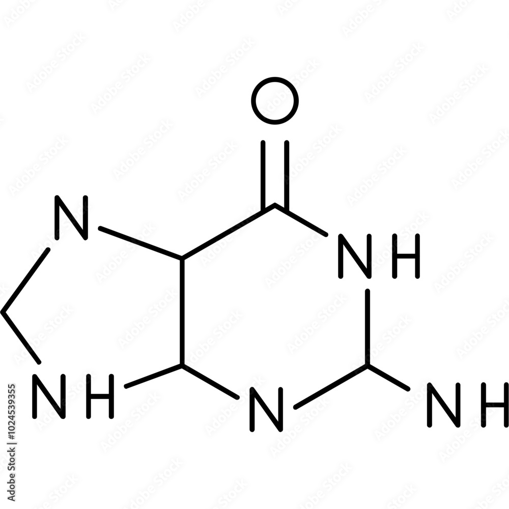 Fototapeta premium Guanine Icon