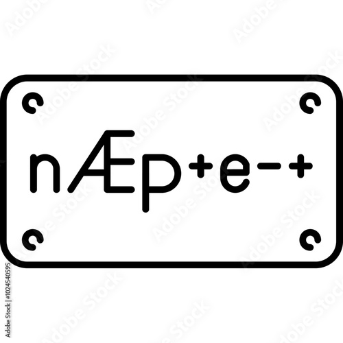 Beta Decay Icon