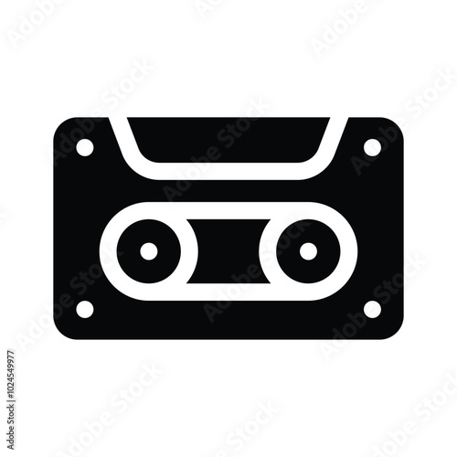 Magnetic tape recording, ready to use vector