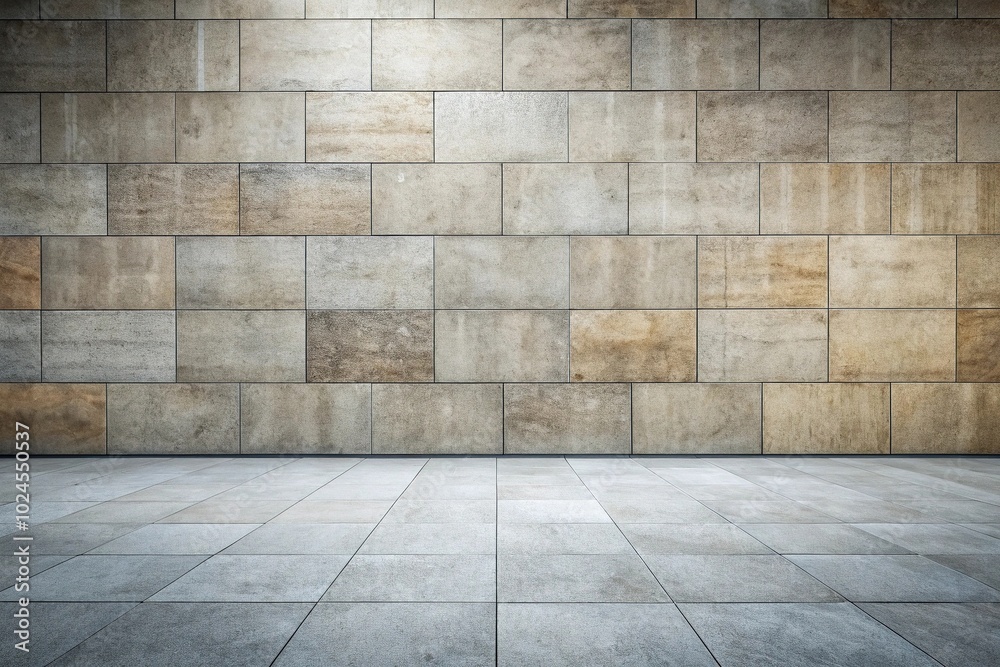 Stone concrete tiles creating a textured backdrop Stone concrete tiles creating a textured backdrop