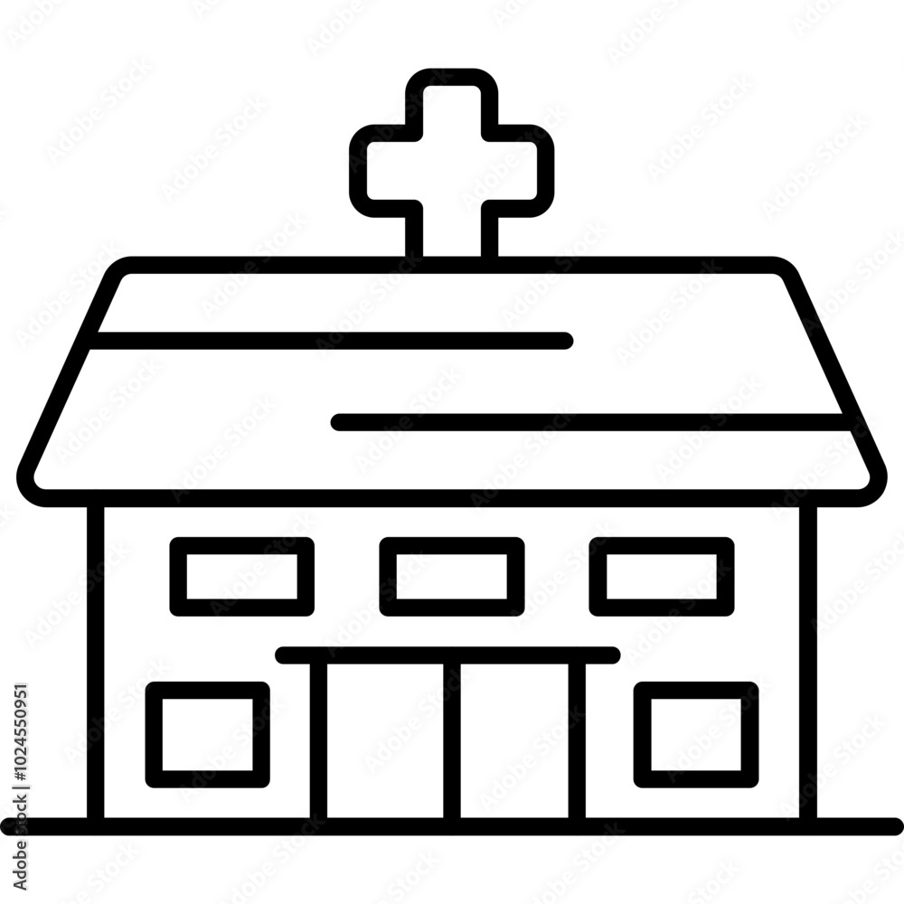 Obraz premium Community Center Icon