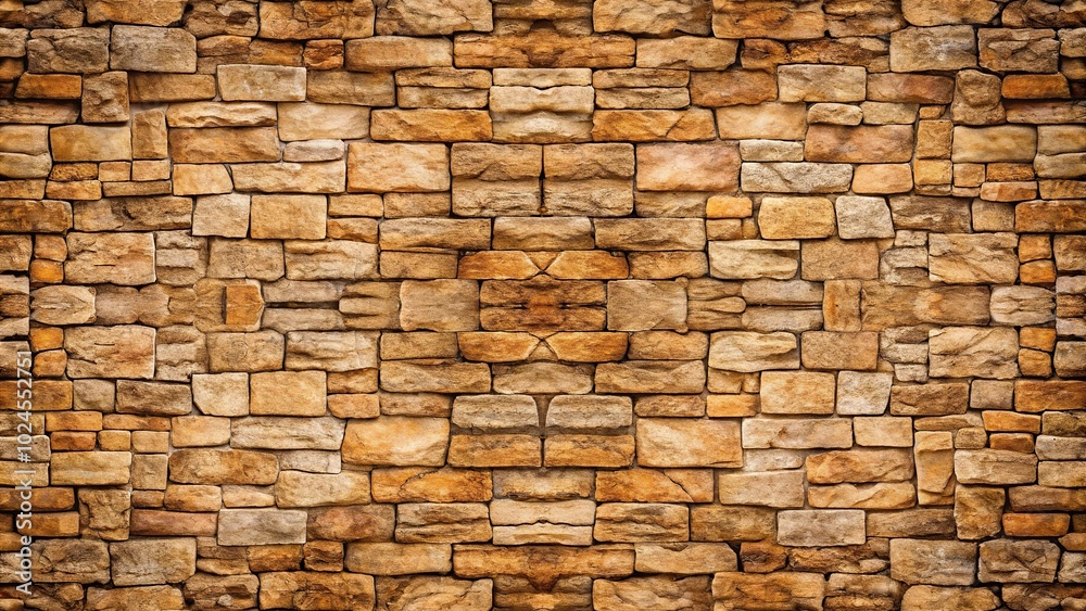 stone wall texture with a brown color in Symmetrical stone wall texture with a brown color in Symmetrical