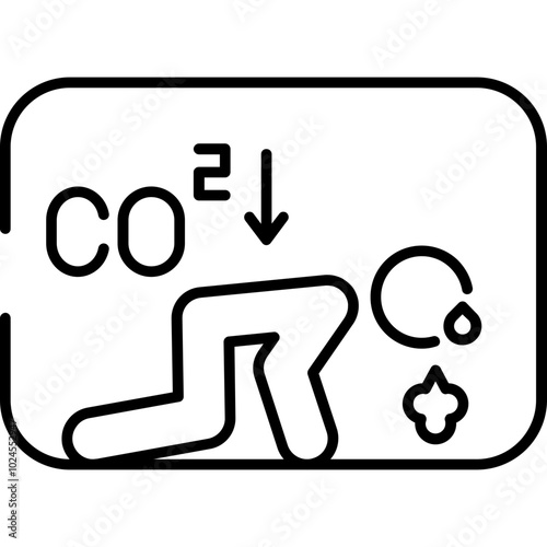 Oxygen Deficiency Icon