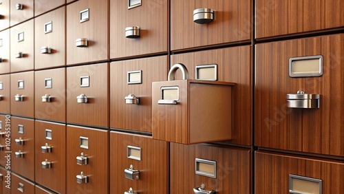 storage cabinets with lock photo