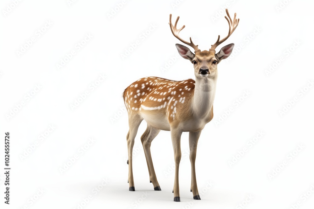 Deer animal isolated on white background Deer animal isolated on white background
