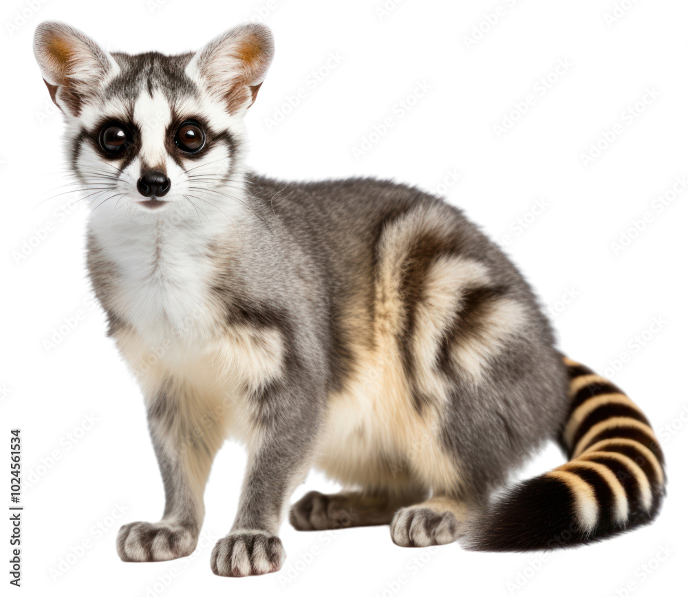 Fototapeta premium PNG Ringtail Cat animal wildlife raccoon.