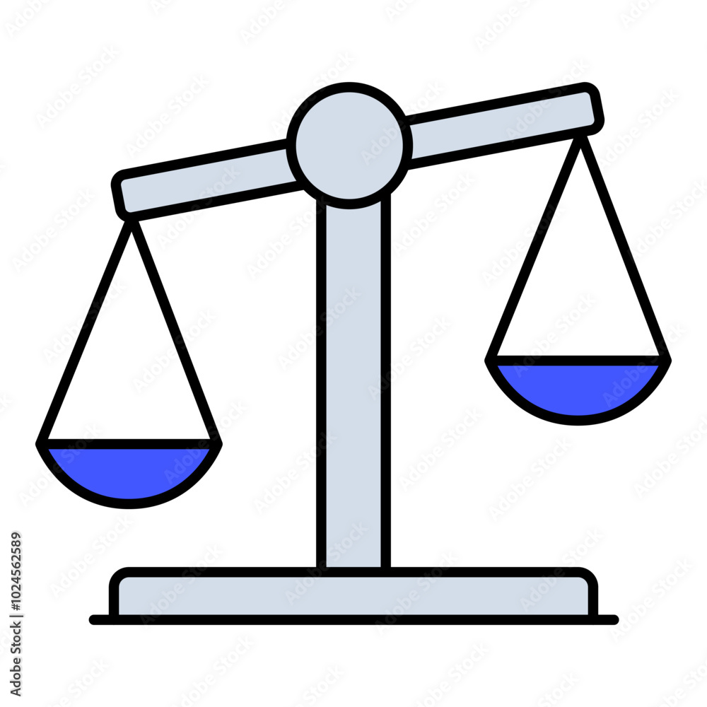 Bias Icon. Fairness Justice Equality Scales and Objectivity Icon Bias Icon. Fairness Justice Equality Scales and Objectivity Icon