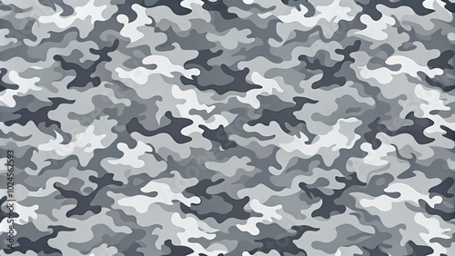 Subtle shades of gray camo pattern for seamless background